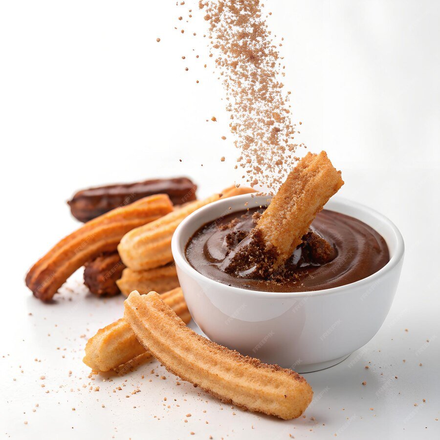 churros with chocolate dip 1437126 248